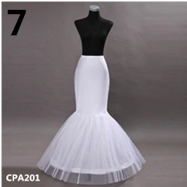 Jupon Femme белая свадебная юбка кринолиновое Тюлевое платье для невесты Нижняя юбка-американка с русалочкой для девочек Jupon Mariage