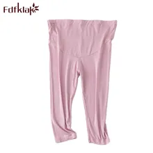Fdfklak M-XXL большой Размеры летние Леггинсы для беременных Для женщин Модала штаны для беременных Брюки для беременных Леггинсы F254