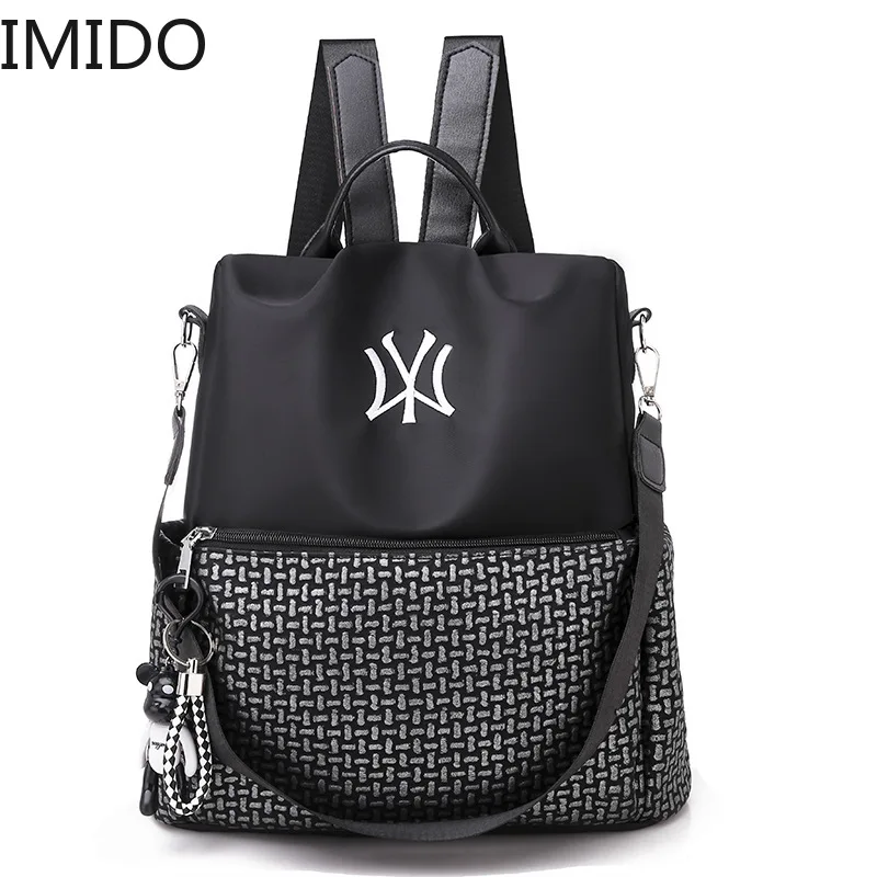 IMIDO 2019 Новый модный тренд простой с одним плечом вместительный Многофункциональный дизайнерский высококачественный рюкзак женский модный