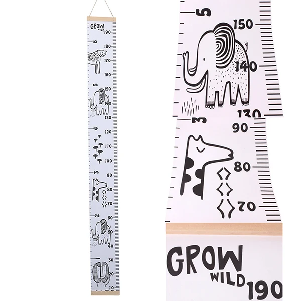 Nordic Style Baby Child Kids Height Ruler Height Measure Ruler Children's room Growth Size Chart Home Decoration Ornament - Цвет: Style 3