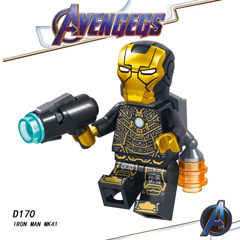 

Single Sale Legoinglys Super Heroes Avengers 4 Endgame Thanos Iron Man Mk41 Building Blocks Bricks Mini Figures Toys Kids Gift