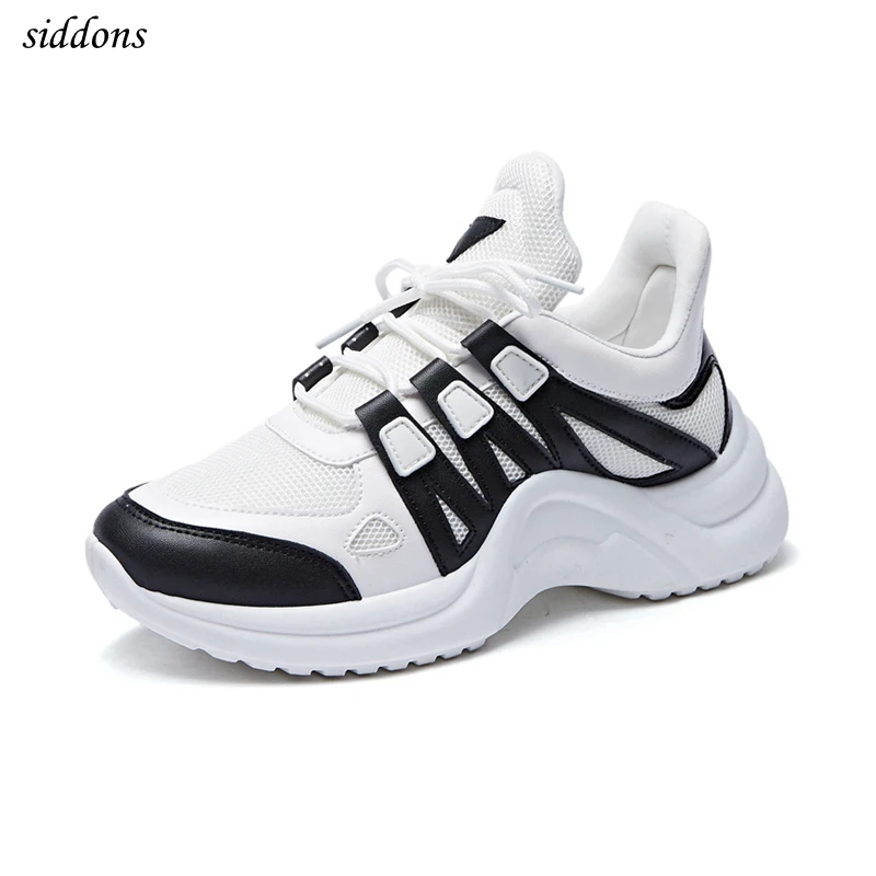 

Siddons 2018 women Platform Sneakers Woman Wedge Casual Shoes Breathable Trainers Female Sneakers Woman Mesh Shoes size: 35-43