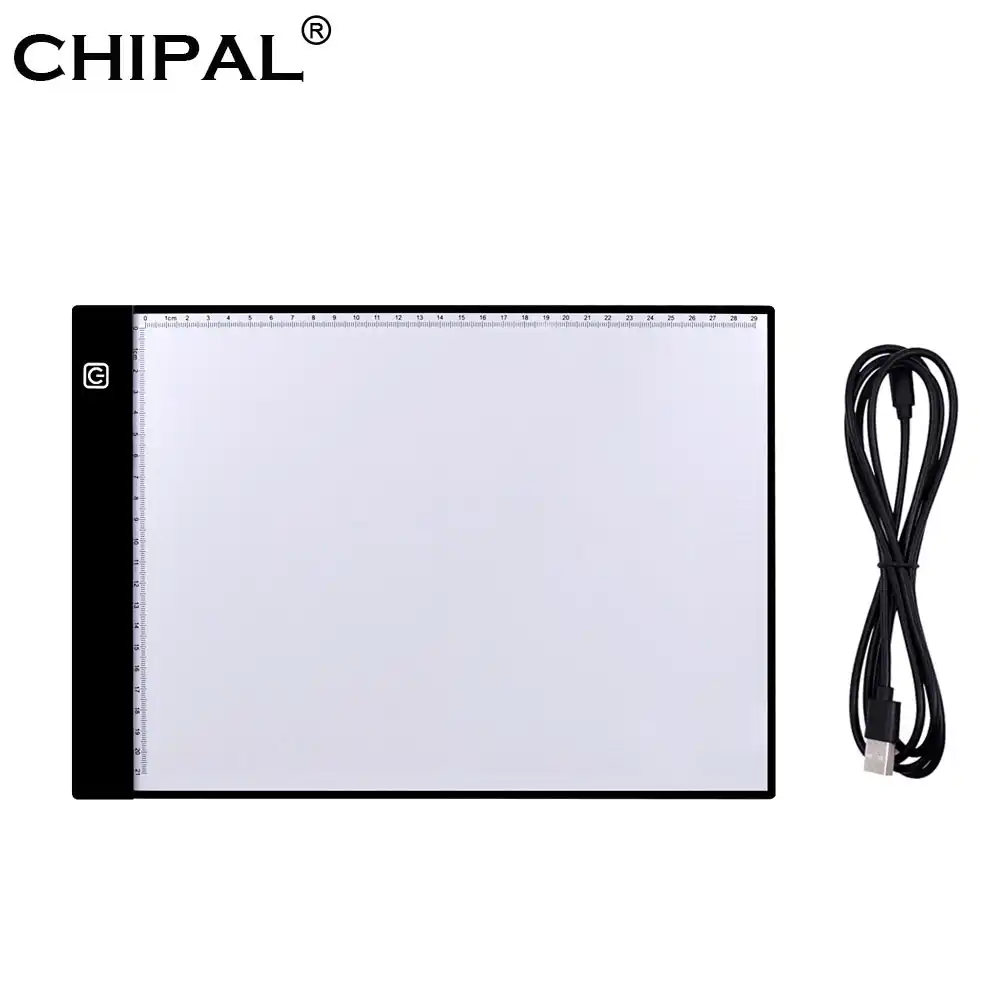 Mesa de Luz LED de Dibujo con Panel T/áctil Inteligente y Interfaz USB Drawing Pad Ultradelgada 35.7 x 23.5 x 0.5cm AGPTEK A4 Tableta de Luz con 4 x Imanes A4 Tracing Light Box Rosa
