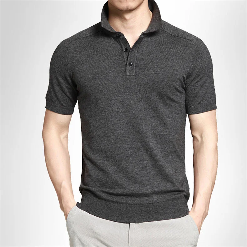 10colors summer mens polo sweaters Simple style cotton knitted short male pullovers top tees breathable 4XL Muls brand rl-7626-0