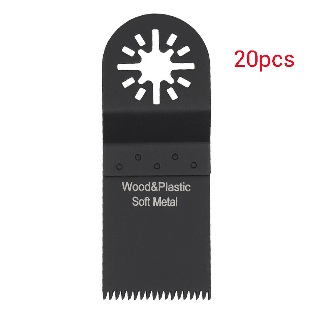 Multitool 20pcs 35mm Oscillating Saw Blade Set Quick Release Wood