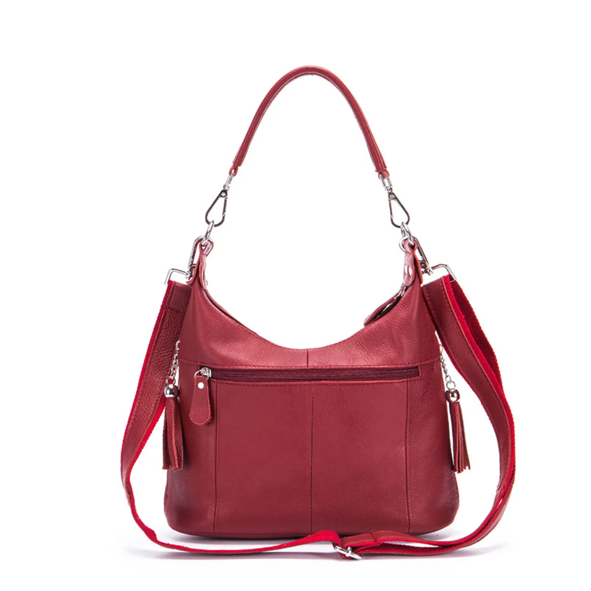 جديد النساء حقيقية حقائب يد جلدية المرأة حقيبة ساع مصمم Crossbody حقيبة السيدات حمل حقيبة كتف أعلى-حقائب بيد