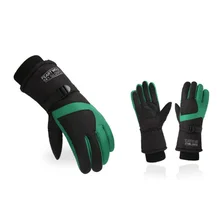 Мужские лыжные Мотоциклетные Перчатки Зимние теплые сноубордические перчатки снегоходы ветрозащитные водонепроницаемые унисекс Зимние велосипедные перчатки