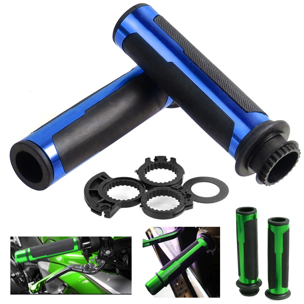 

CNC Motorcycle Brake Clutch Handle Grips Set Rubber Aluminum 7/8" 22mm FOR Honda CBR125, CBR250, CB400, CB600, GY6 Moteur