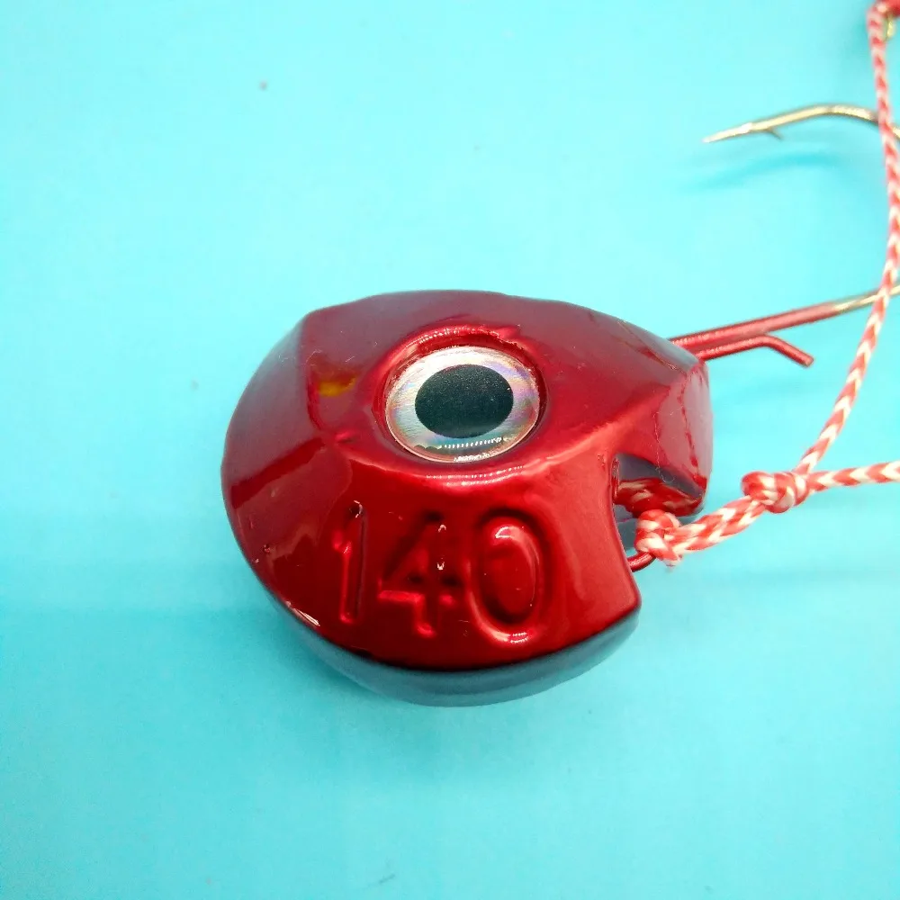 HOOFISH 1 шт./лот свинцовый рыболовный крючок 140 г/120 г/100 г/80 г/60 г/40 г свинцовая головка