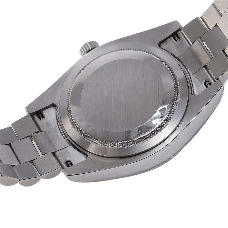 DAYDATE 40 movimiento mecnico automtico dial de champán bisel acanalado oculta plegable corona reloj luminoso Relojes - 6