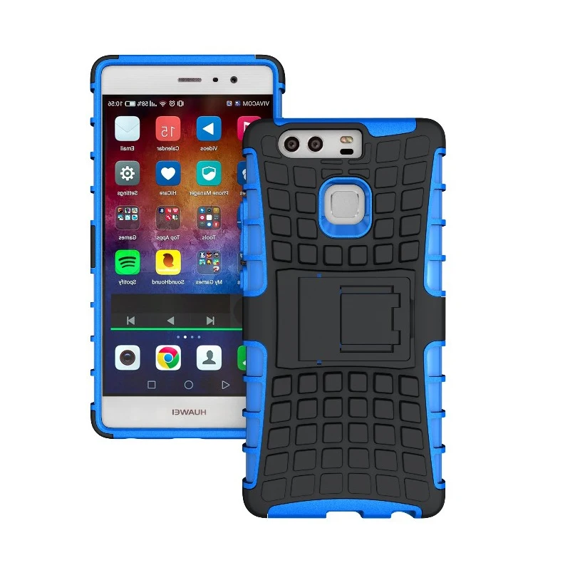 Для Huawei Honor 5X GR5 P8 P9 Lite Heavy Duty Броня ударопрочный Мягкий Силиконовый Телефон Case