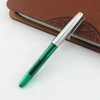 

jinhao Extra Fine Nib 0.38mm Fountain Pen for Finance Luxury Metal Ink Pens Office Supplies School Supplies Gift pencil case
