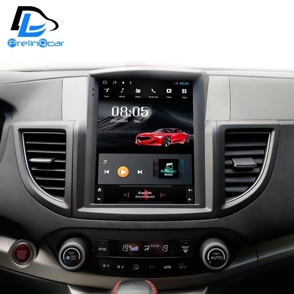 Sale android 9.0 2G RAM car gps multimedia stereo radio player for honda CRV 2012-2015 years navigation system 3