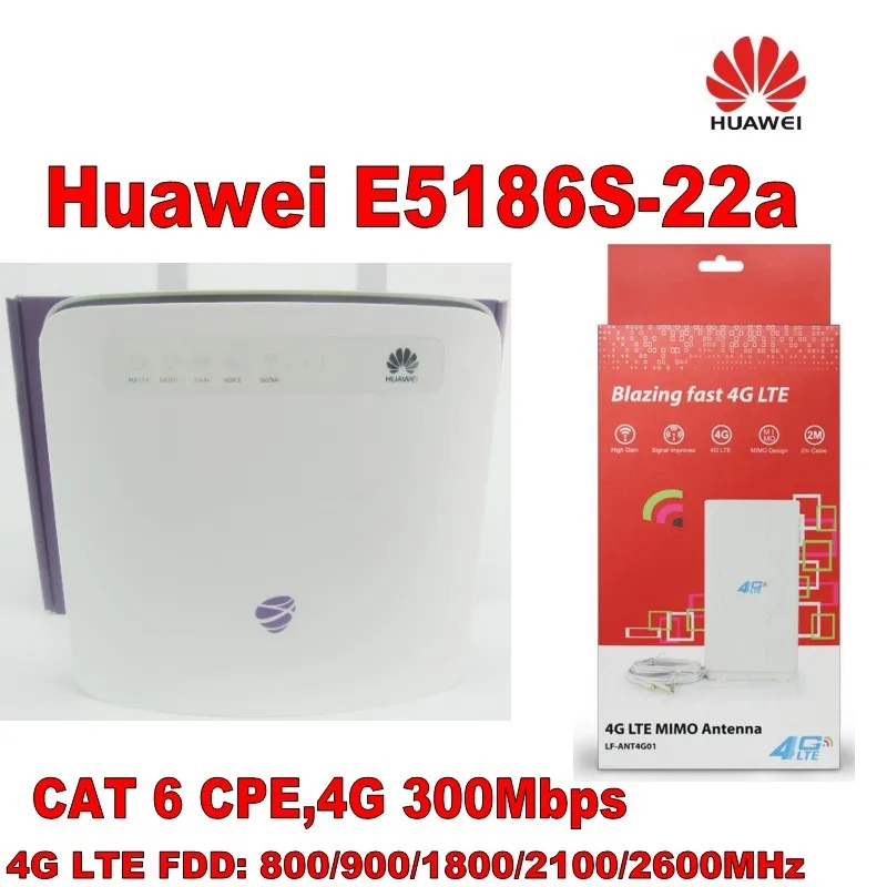 Original unlocked Huawei E5186 Cat6 300Mbps E5186s 22a LTE 4g wireless