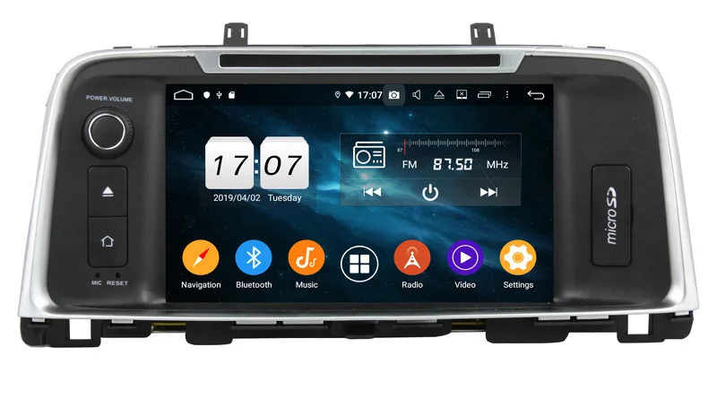 Excellent 8" HD Screen 4GB RAM Octa Core Android 9.0 Fit for Kia K5 OPTIMA 2015 Car PC DVD Player with GPS Navigation WIFI 4G 8