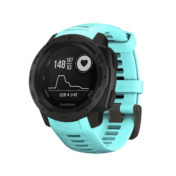 Силиконовый ремешок для часов JKER Quick Release для Garmin Instinct, сменный ремешок, легко подходят для часов, Wirstband