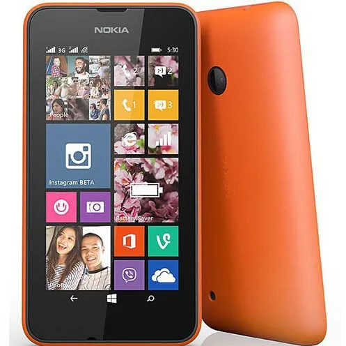 Original Unlocked Nokia Lumia 530 Cell Phone Windows OS Dual sim cards 4GB Storage 5.0MP camera 4.0 IPS screen Free shipping refurbished samsung phones