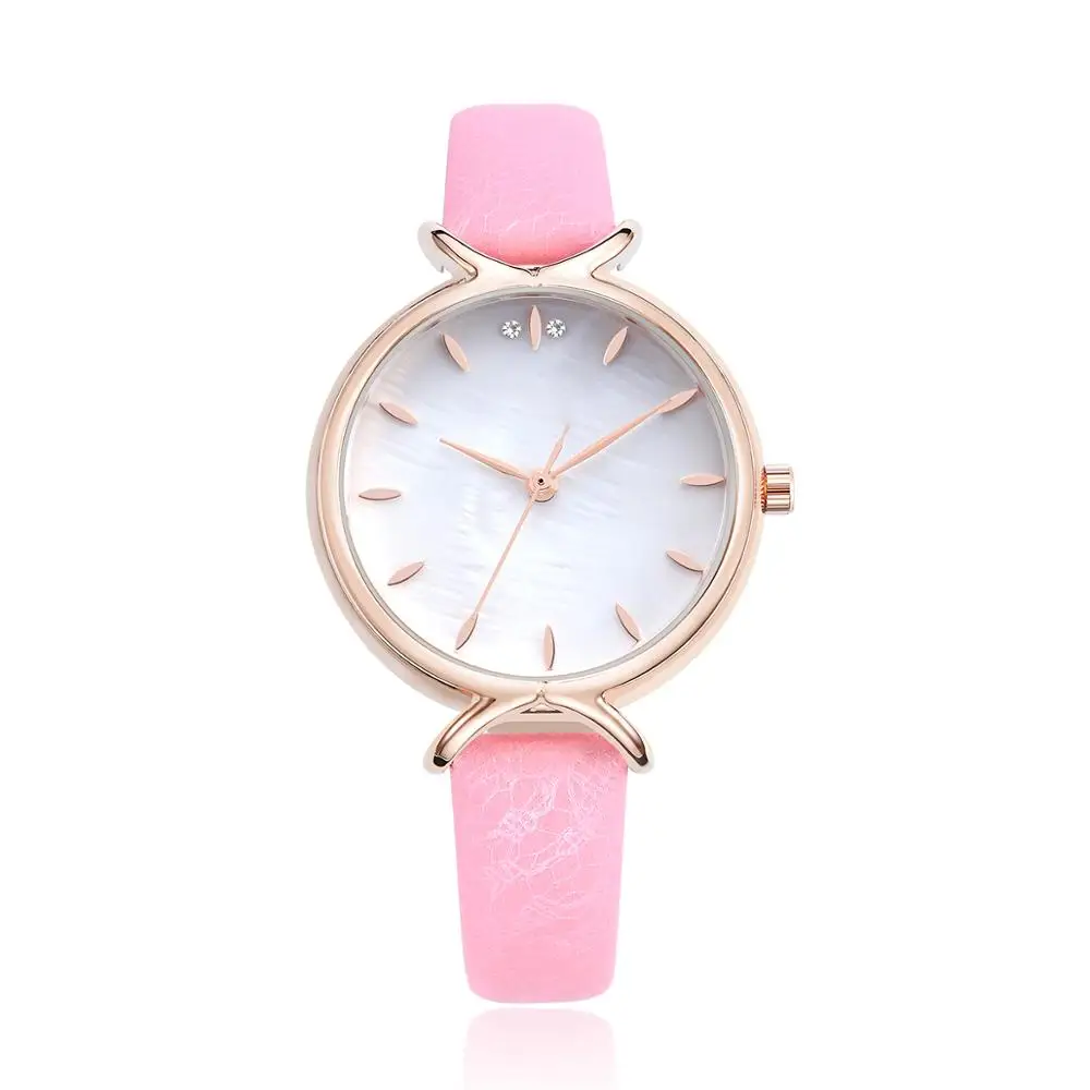 

Fashon women brand watches leather strap casual wristwatches NO.2