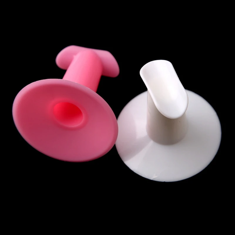 Профессиональный мягкий дизайн ногтей розовый поддержка пальцев подставка держатель для гель-лака 3D Цветочная живопись Рисование покрытие салонные аксессуары