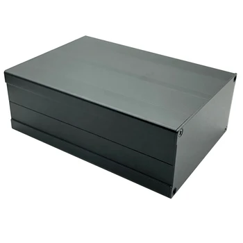 

1pc Aluminum PCB Instrument Box Black Aluminum Enclosure Electronic Project Case Circuit Board with Screws 150x105x55mm