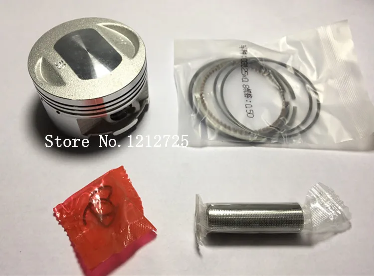 

Motorcycle engine cylinder piston fittings CG125 CG 125 Piston ring Piston size +0.5(57mm) pin 13mm