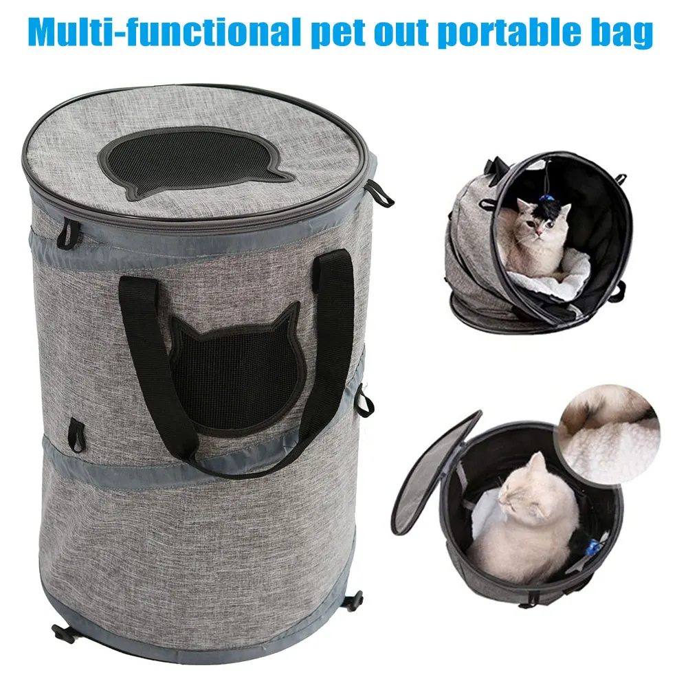 

Cat Bed Tunnel Kitten Puppy Foldable Kennel Soft Pet Cat Cozy Sleeping Bag Play Toy Supply 2018ing