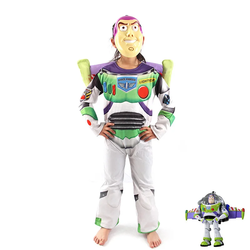Günstig Heißer Verkauf Jungen Toy Story Buzz Lightyear Kostüm für halloween kostüm Deluxe Kinder Phantasie Kleid Kostüm