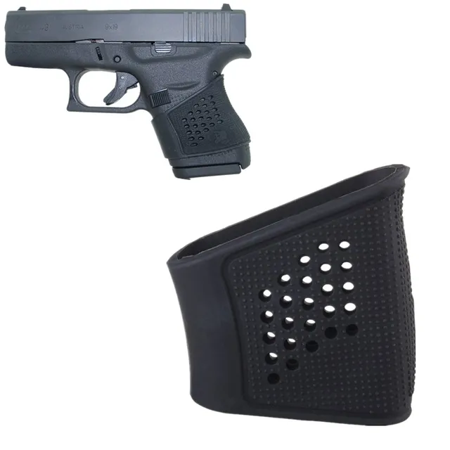 Tactical Rubber Grip Glove Sleeve for Glock 43 42 Slip On Cover Anti