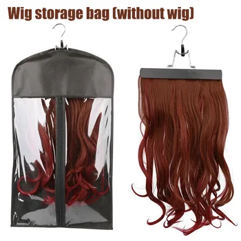 

Porable Hair Extension Carrier Storage Dustproof Bag Wig Hanging Bag with Hanger XHC88