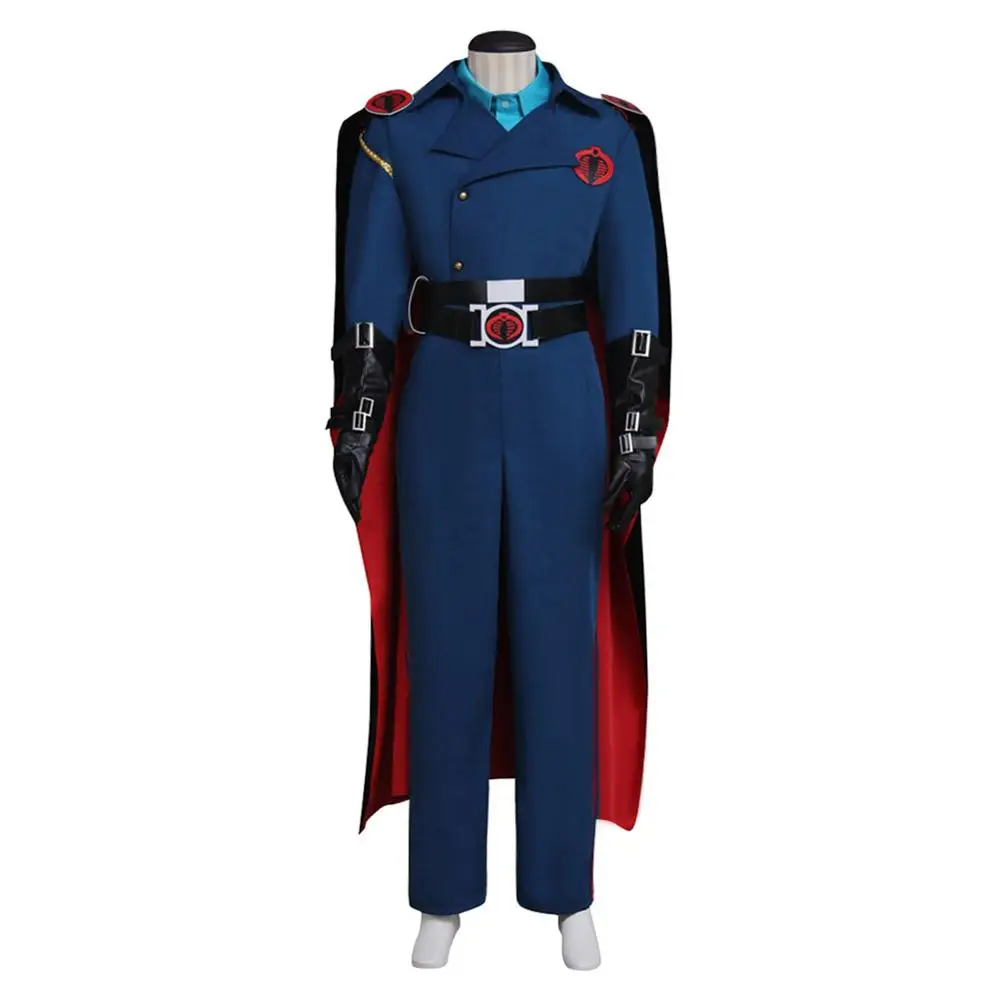 G.I. Джо: рост Кобра Косплэй Cobra Commander взрослый костюм Для мужчин наряд на Хэллоуин