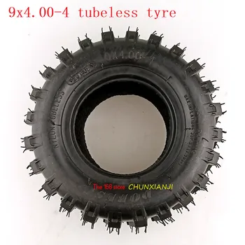 

9X4.00-4 Vacuum tires for Turf Rider Tread Tubeless Lawnmower Golf Go Cart ATV Pocket Bike Go Kart