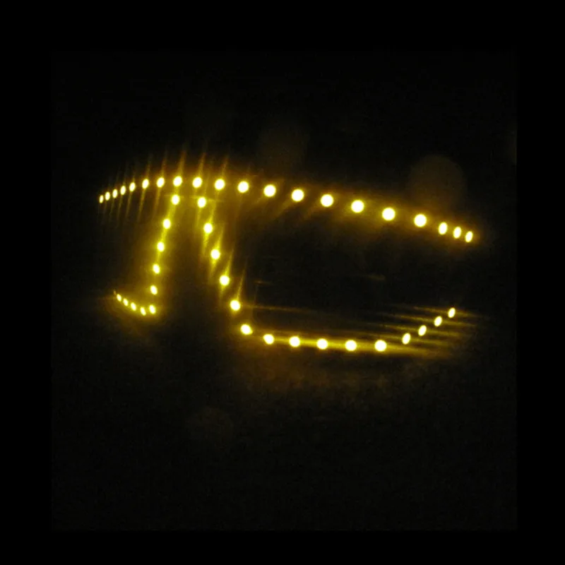 New Product Led Glasses Luminous White Lighting Halloween Glasses For Parties Event Party Supplies Free Shipping02