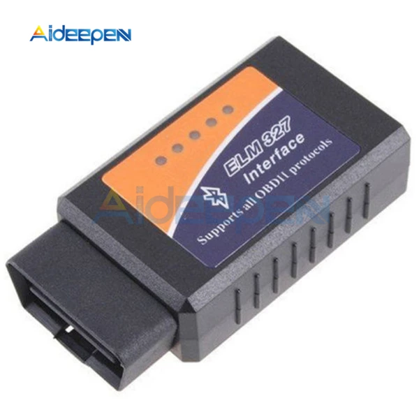 ELM327 OBD2 Bluetooth/wifi V1.5 автомобильный диагностический инструмент ELM 327 OBD II чип сканера PIC18F25K80 для Android/IOS/Windows 12V - Цвет: ELM327 Bluetooth