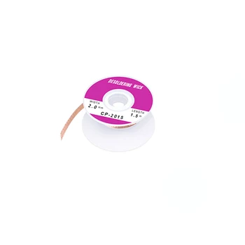 

1Pcs Welding Wires 1.5m 2.0MM Desoldering Braid BGA Desolder Solder Remover Wick Cable for PCB Tin Remove Welding Tool