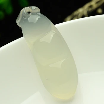 

Yellow Jade pulp beans pendant men and women jade bean pendant item pendant jade Pendant
