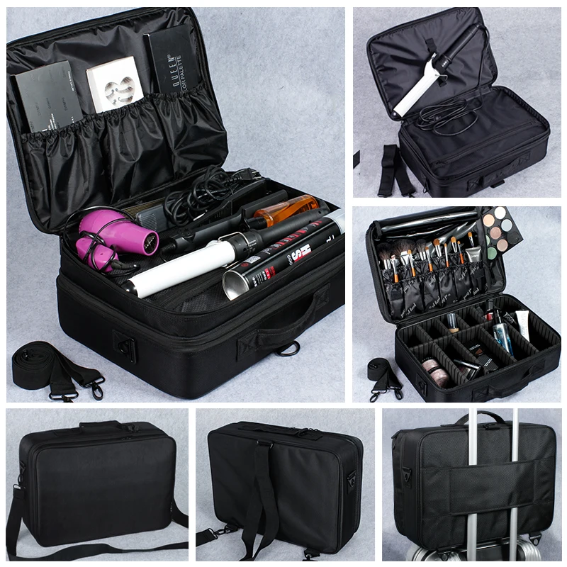 

Top SO BIG Cosmetic bag large capacity multi-purpose partition large cosmetic bag large capacity multi-layer for Makeup kits