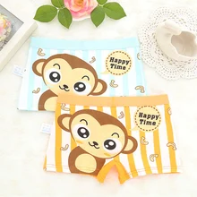 4 шт./лот трусы-боксеры для мальчиков Нижнее белье для мальчиков детская хлопковое нижнее белье трусики детские трусы с рисунком