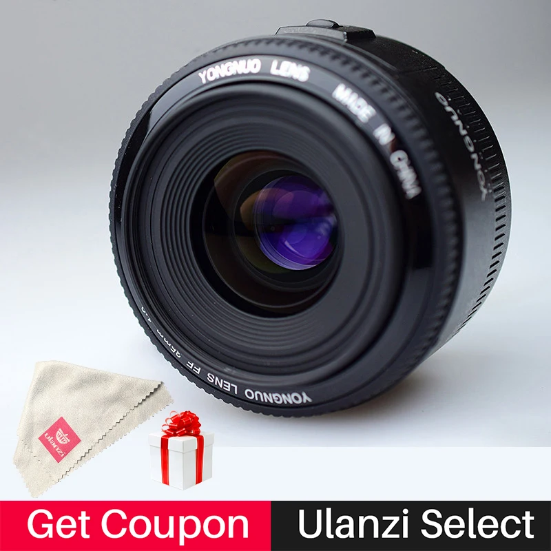 Yongnuo Lens YN35mm F2 Wide Angle Large Aperture Auto Focus 35mm Lens