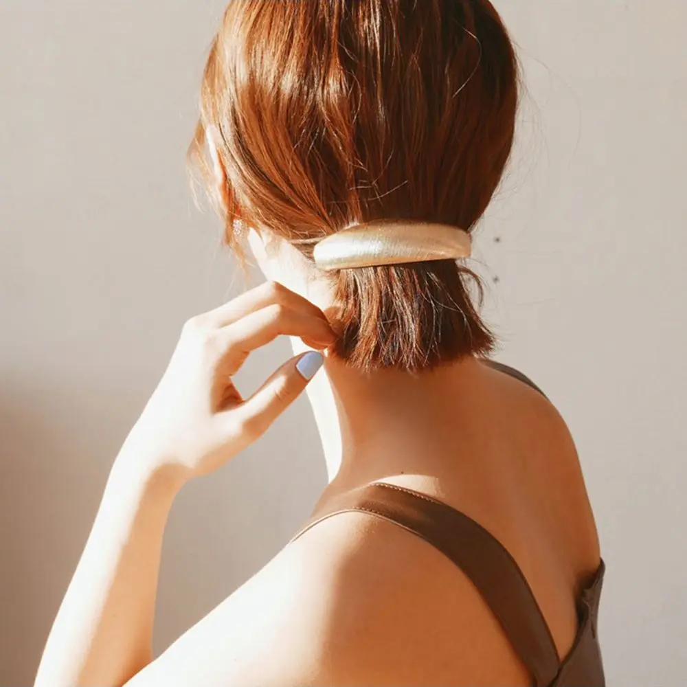 

1PC Fashion Women Elegant Gold/Silver Chic Metal Hair Clips Barrettes Hairband Hair Styling Lady Stylish Hairpins Accessories