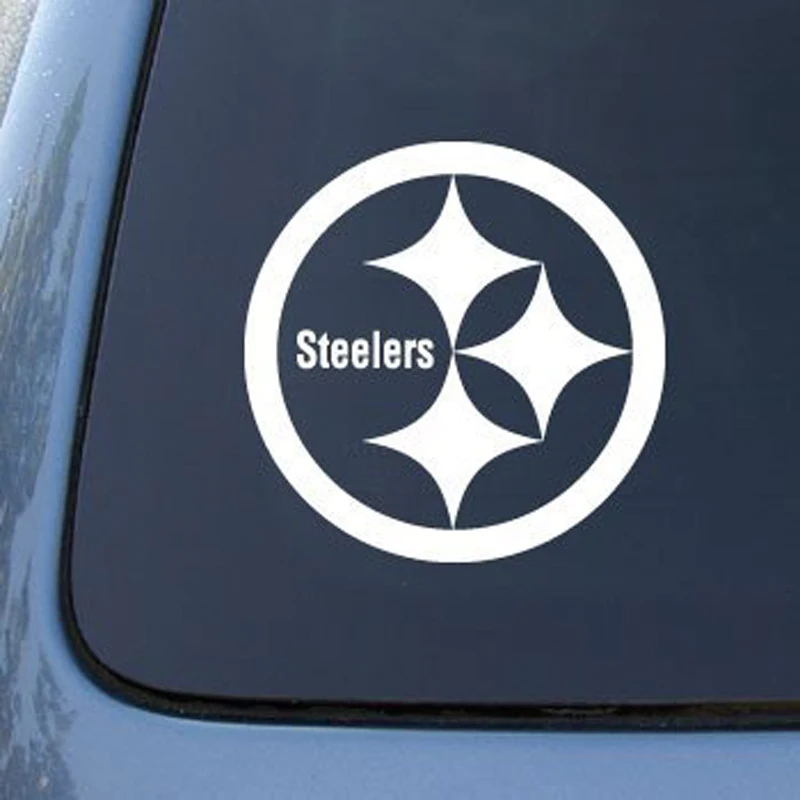 2 шт 5," регби Steelers виниловая наклейка стикер высокого качества Американский футбол наклейки автомобильное Окно Наклейка стикер s