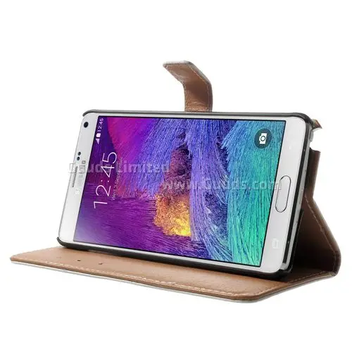 Skull Leather Flip Cover for Samsung Galaxy Note 4 N910