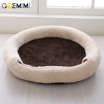 

New Arrival Cat Warm Bed Fleece Winter House For Cat Top Quality Pet Sleeping Cave cama para gato Puppy Bed