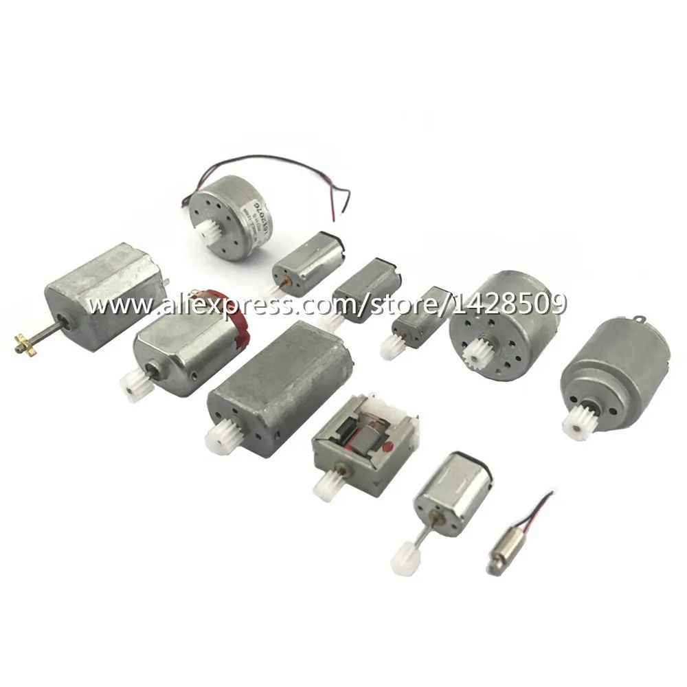 10x Mini DC Motor 3V-5V 20000RPM Micro Electric Motor for Toy Car Crafts _msILI 