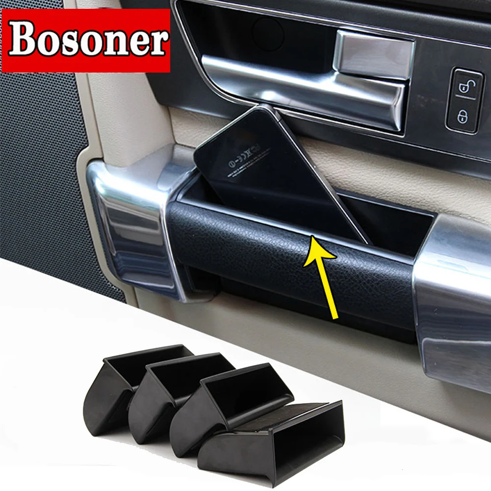 For Land Rover Discovery 4 LR4 2010-2016 ABS Car Accessories Interior Door Handle Storage Box Glove Armrest Box Tray Organizer For Land Rover Discovery 4 LR4 2010-2016 ABS Car Accessories Interior Door Handle Storage Box Glove Armrest Box Tray Organizer