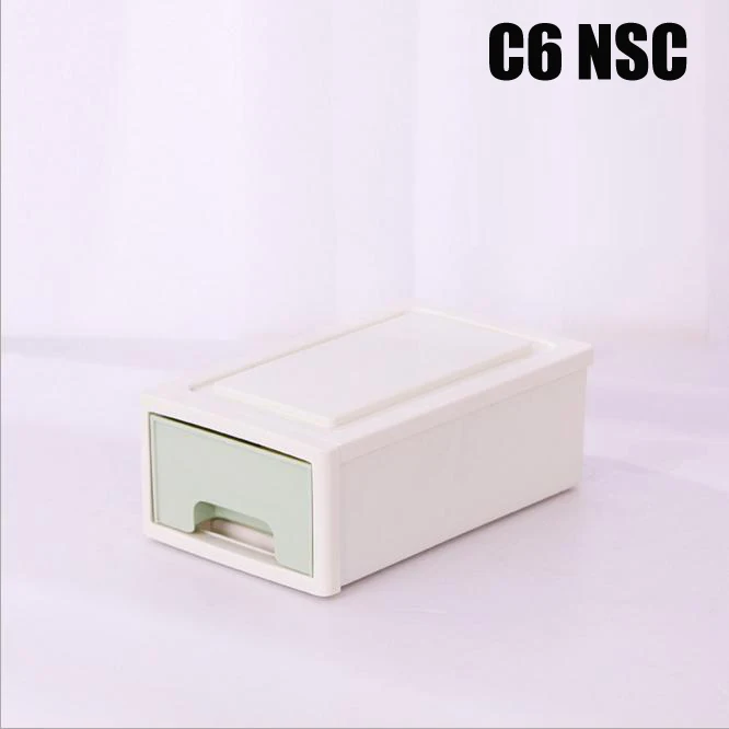 SYTH креативная и экологичная пластиковая прямоугольная настольная коробка для хранения мелочей, органайзер для косметики, ювелирных изделий с глянцевым ящиком - Цвет: C5 NSC