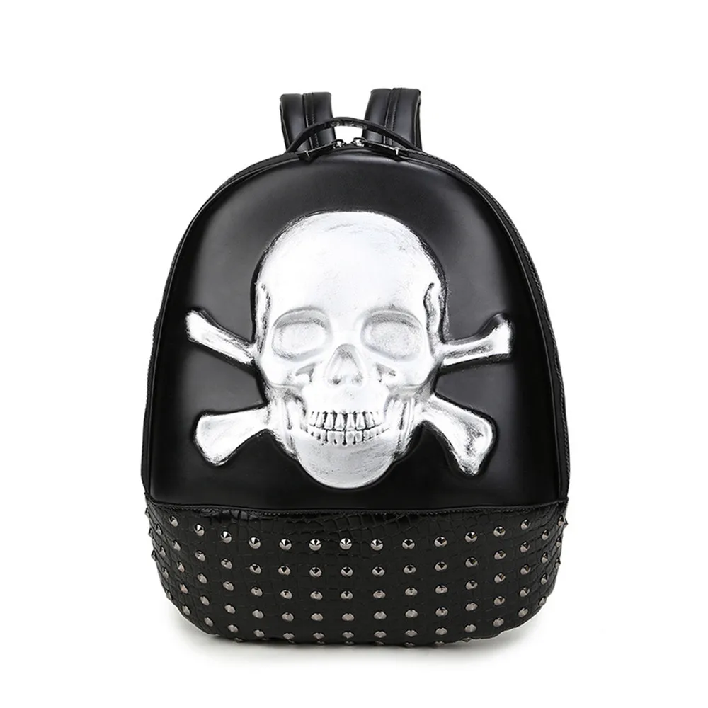 LaMaxZa модные сумки для Для мужчин 2018 хип хоп осветления Mochila Feminina SJB24 череп Masculina Kanken