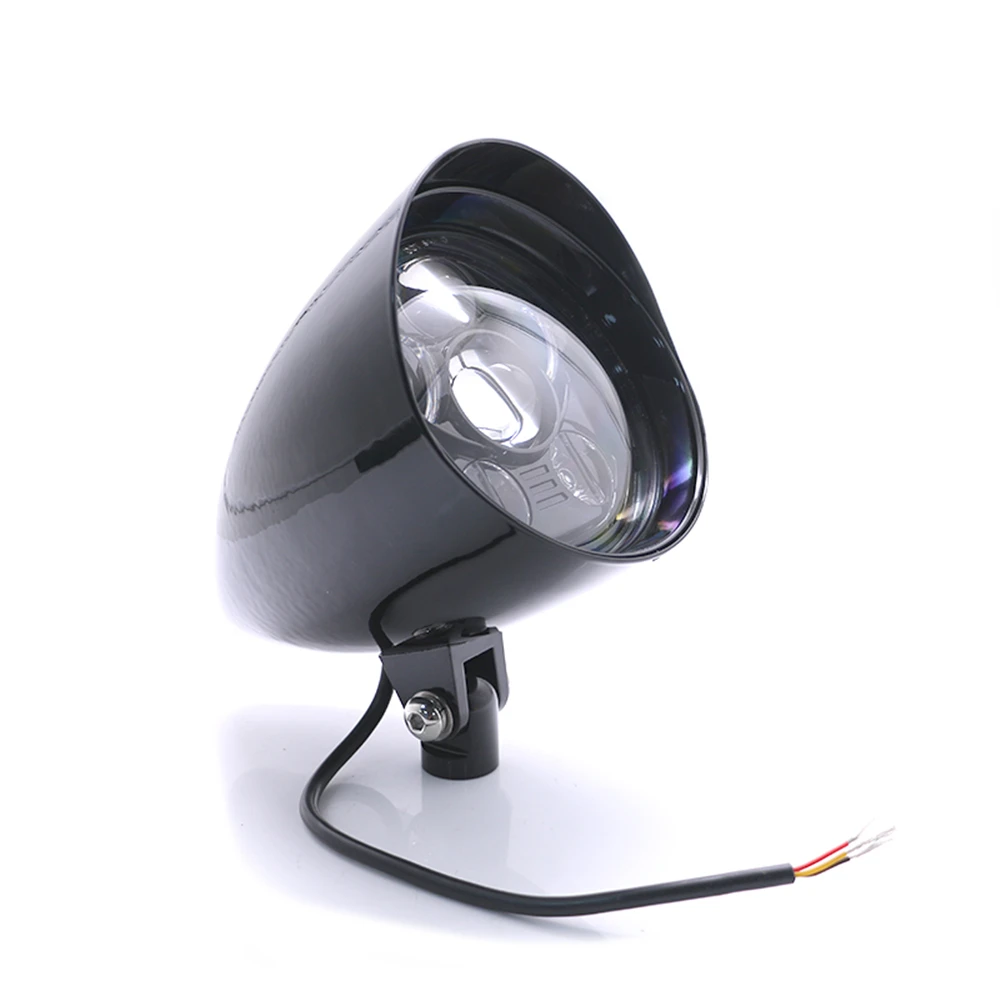 

Motorcycle Universal Motorbike LED Headlight Assembly for Harley Indian Enfiel Scooter Front Light Moto Refit Light 2019 Fashion