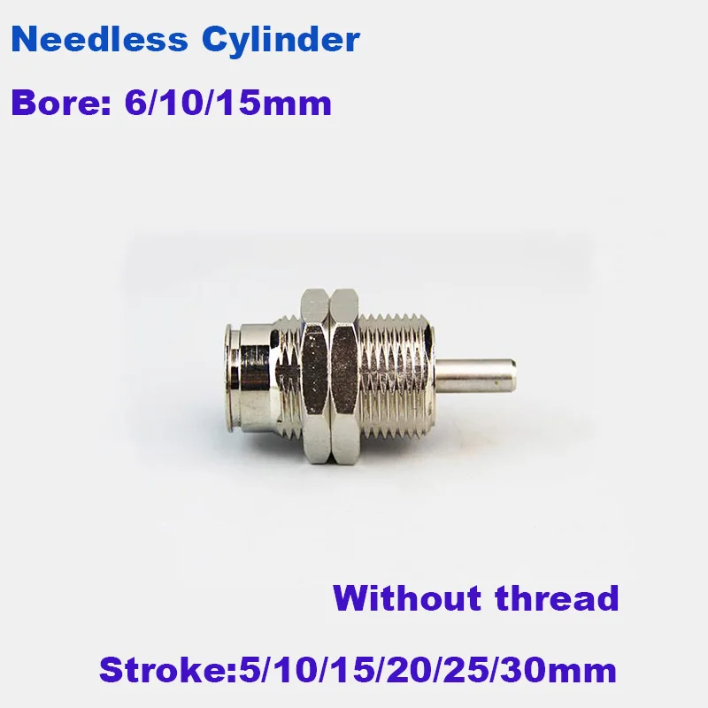 6mm x 15mm Single Action Threaded Pneumatic Air Cylinder 6mm x 15mm Single Action Threaded Pneumatic Air Cylinder