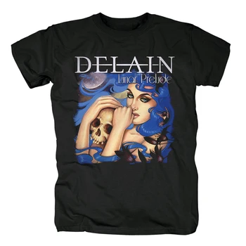 

Bloodhoof Delain Progressive Metal Power Metal music cotton black new t-shirt Asian Size