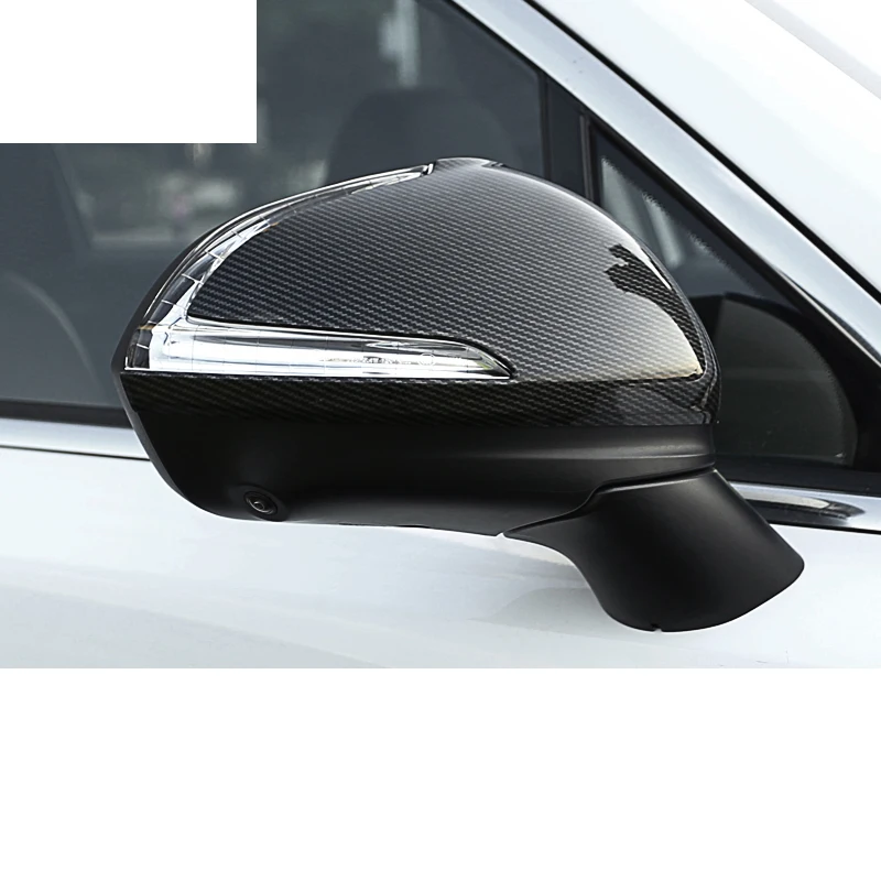 

Lsrtw2017 Carbon Fiber Abs Car Rearview Anti-scratch Cover Rain Eyebrow Strip for Trumpchi Gs5 2012-2020 2013 2014 2015 2016